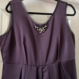 Simply Vera - Vera Wang purple sleeveless dress